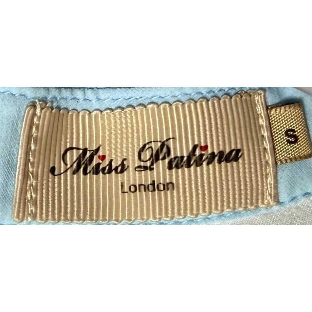 Miss Patina Heaven On Earth Cloud Print Midi Dress Blue White S - Picture 7 of 14